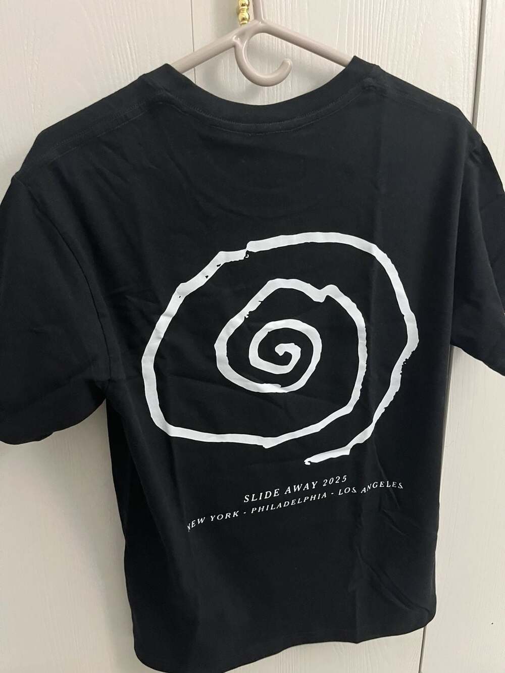 Whirr Slide Away Tour T-Shirt Black